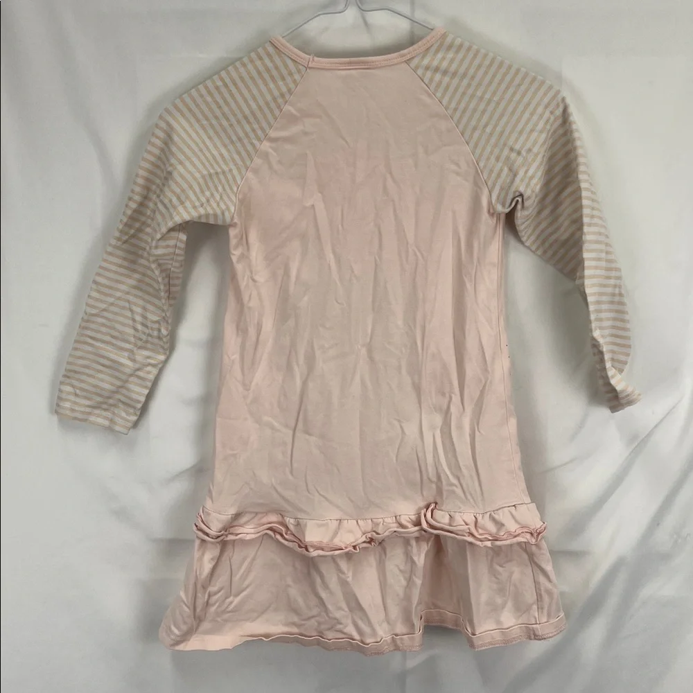 Girl’s Dress - Size 7/8 - Pink and White - Bunny Ballerina